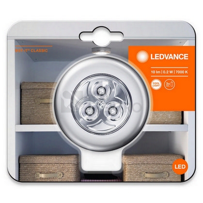 Obrázek produktu Nábytkové LED svítidlo LEDVANCE DOT-it Classic 3xAAA 6