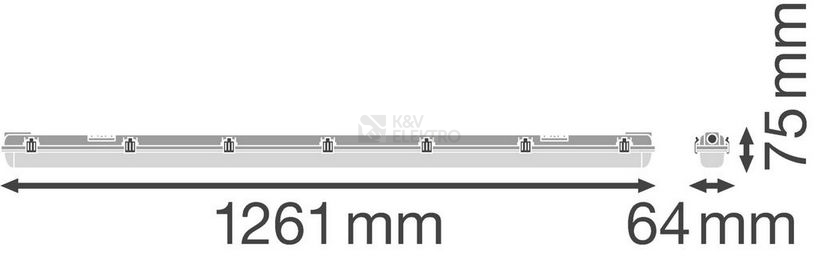Obrázek produktu  Zářivka LEDVANCE Damp Proof 120cm IP65 G13 pro LED trubici T8 2