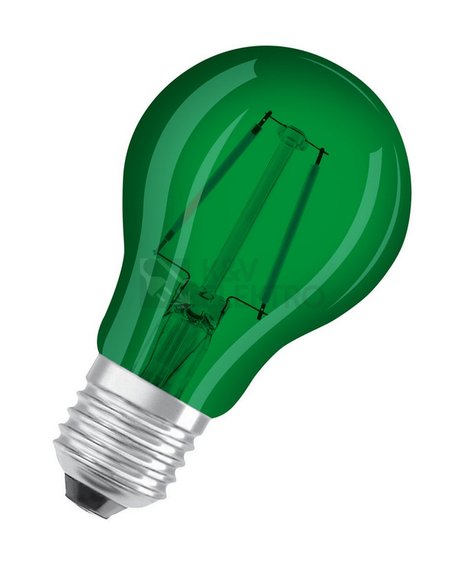 Obrázek produktu Dekorační žárovka LED STAR CLASSIC A Décor E27 OSRAM 2,5W (15W) zelená 0