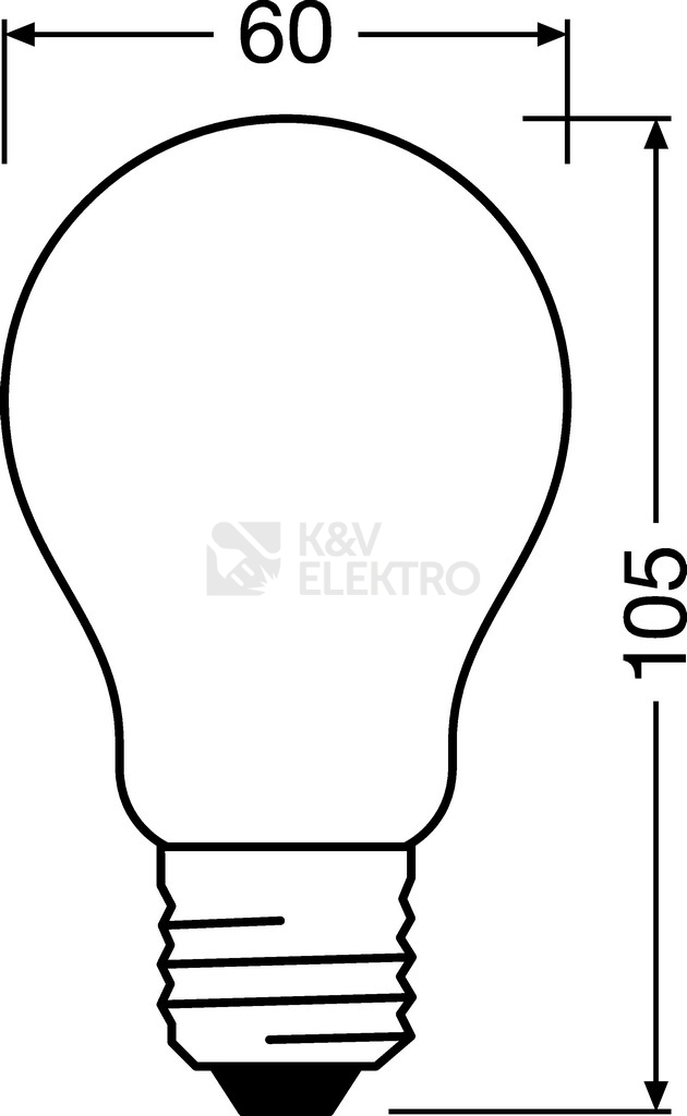 Obrázek produktu  Dekorační žárovka LED STAR CLASSIC A Décor E27 Osram 2,5W (15W) oranžová 1