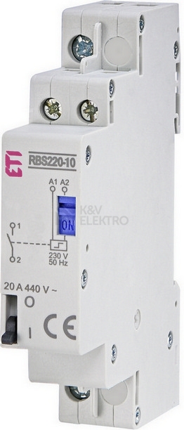 Obrázek produktu Bistabilní spínač ETI RBS220-10-230V AC 1NO 002464100 0