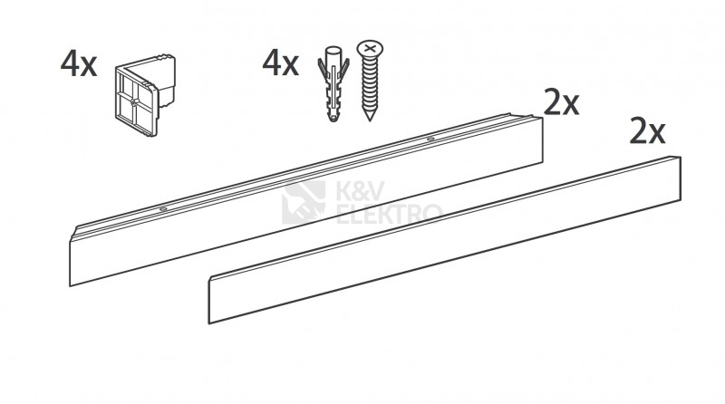 Obrázek produktu Montážní rám pro přisazení LED panelů 600x600mm Philips RC125Z SMB W60L60 1