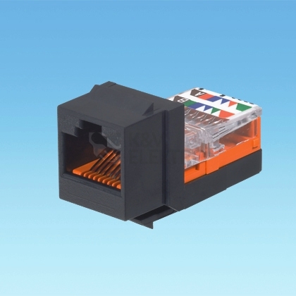 Obrázek produktu Modul NetKey UTP RJ45 Cat.5E černý PANDUIT NK5E88MBLY 0