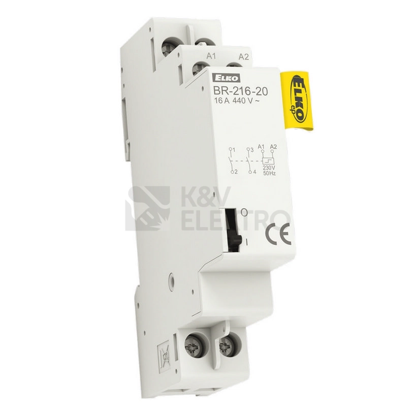 Obrázek produktu Impulzní bistabilní relé Elko EP BR-216-20/230V 0