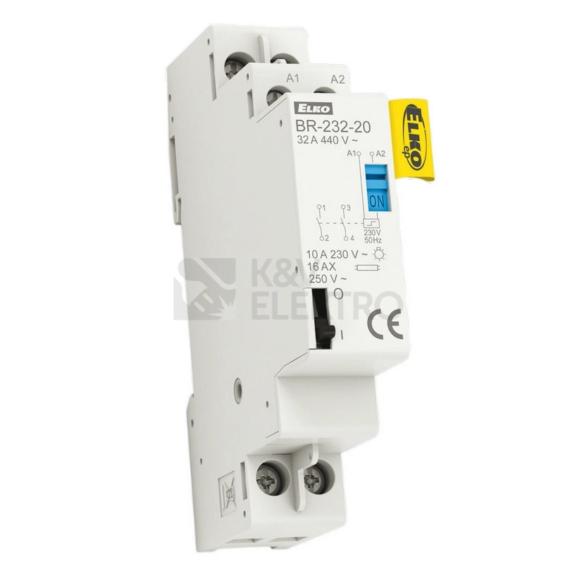 Obrázek produktu Impulzní bistabilní relé Elko EP BR-232-20/230V 0