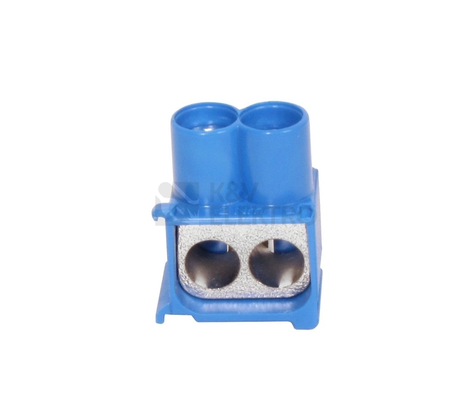 Obrázek produktu Svorka připojovací AS-2X25 SNK-BL modrá pro Al/Cu 2x25mm2 1079504 6