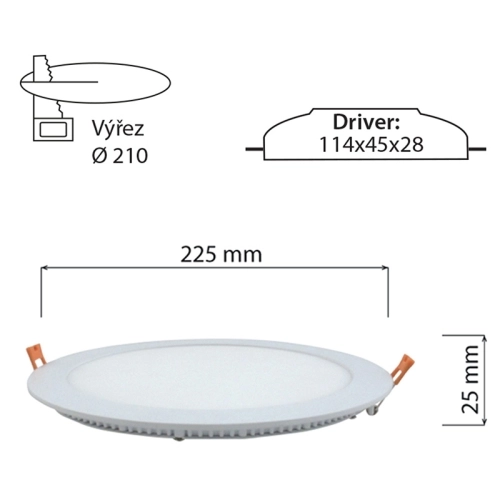 Podhledové LED svítidlo McLED Toro R21 21W 3000K ML-412.069.33.0 (obrázek 4)