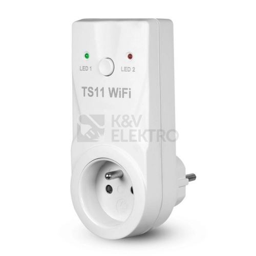Dálkově ovládaná zásuvka ELEKTROBOCK TS11 WIFI