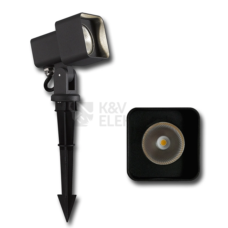 Obrázek produktu LED zapichovací svítidlo McLED Kira 7W 3000K IP65 černá ML-514.003.19.0 0