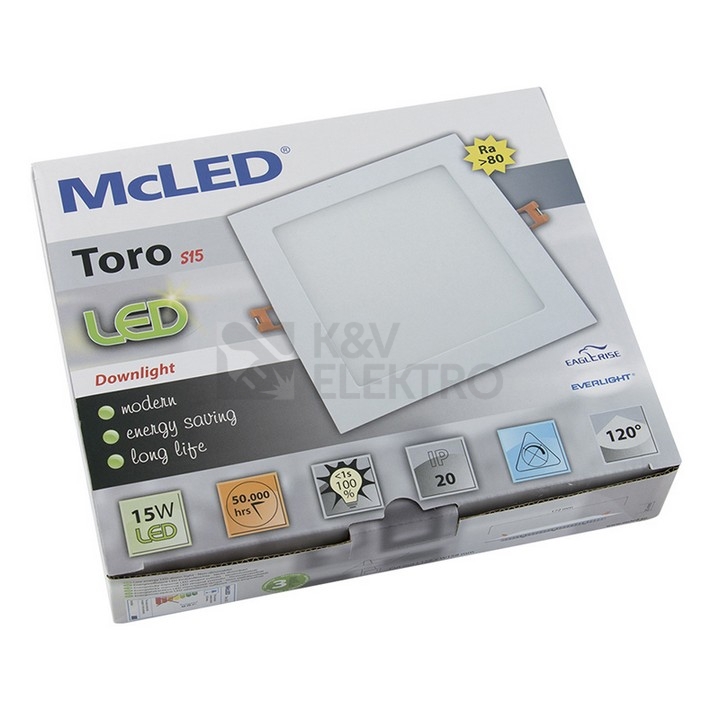 Obrázek produktu Podhledové LED svítidlo McLED Toro S15 15W 3000K ML-412.065.33.0 1
