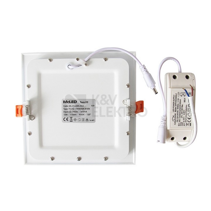 Obrázek produktu Podhledové LED svítidlo McLED Toro S15 15W 3000K ML-412.065.33.0 8