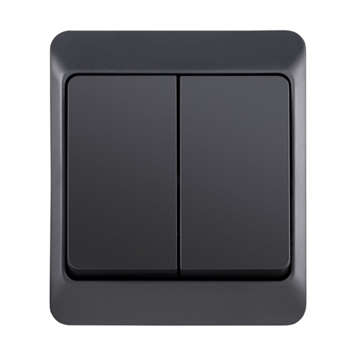 Vypínač č.5 Famatel Galatea IP44 antracit 5332-07