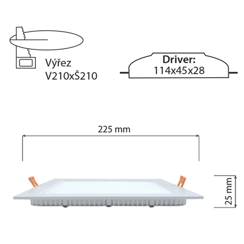Podhledové LED svítidlo McLED Toro S21 21W 3000K ML-412.066.33.0 (obrázek 3)