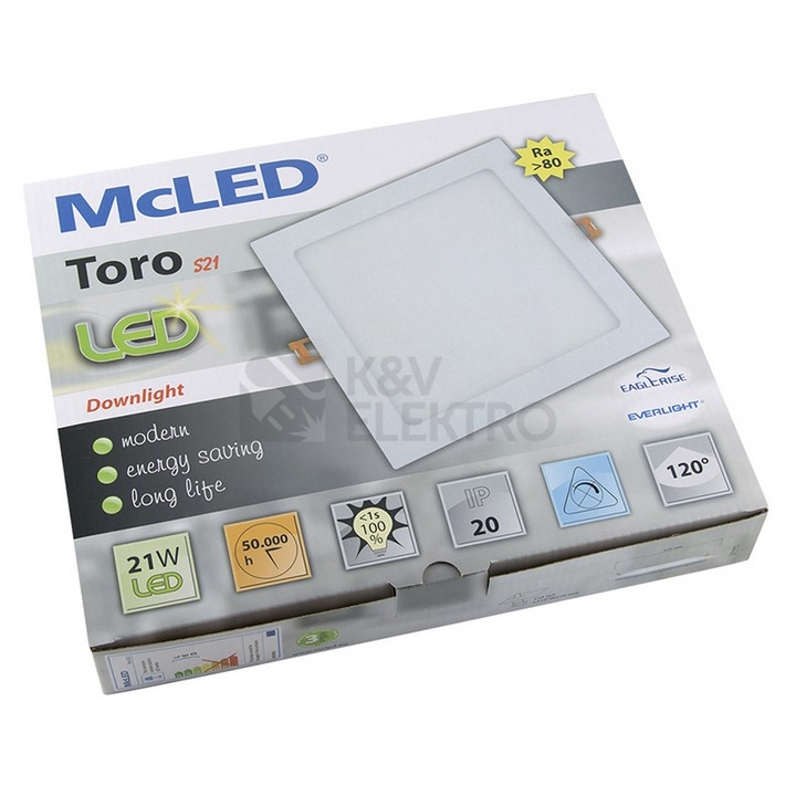 Obrázek produktu Podhledové LED svítidlo McLED Toro S21 21W 3000K ML-412.066.33.0 1