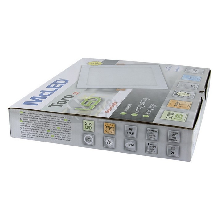 Obrázek produktu Podhledové LED svítidlo McLED Toro S21 21W 3000K ML-412.066.33.0 2