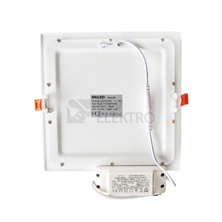 Obrázek produktu Podhledové LED svítidlo McLED Toro S21 21W 3000K ML-412.066.33.0 8