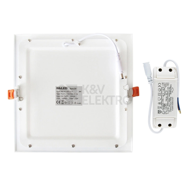 Obrázek produktu Podhledové LED svítidlo McLED Toro S21 21W 3000K ML-412.066.33.0 7