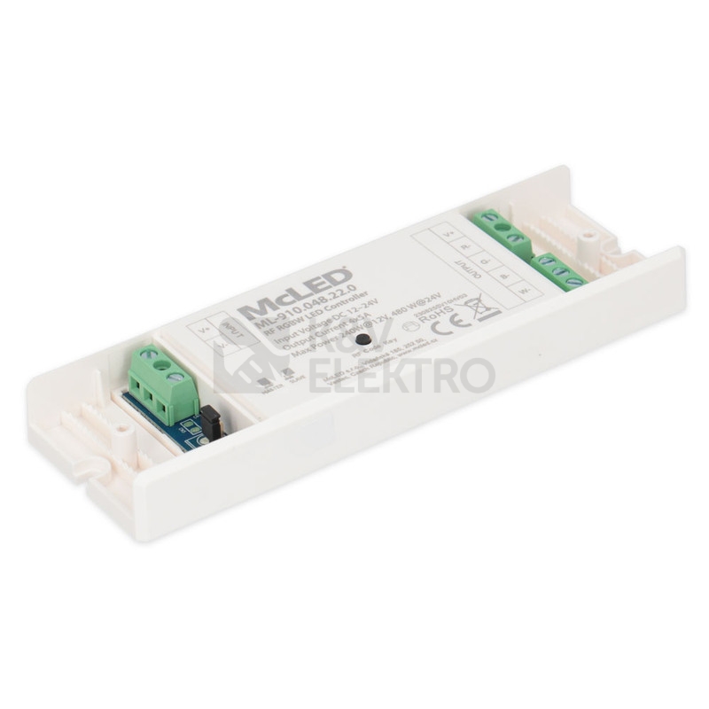 Obrázek produktu RF přijímač pro ovladače RGBW McLED ML-910.048.22.0 1