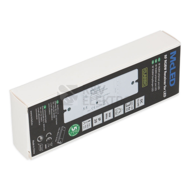 Obrázek produktu RF přijímač pro ovladače RGBW McLED ML-910.048.22.0 5