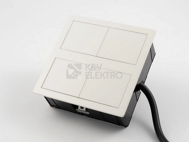 Obrázek produktu Vestavné zásuvky VersaHIT 06015E00008 DUAL 2x230V bílá 0