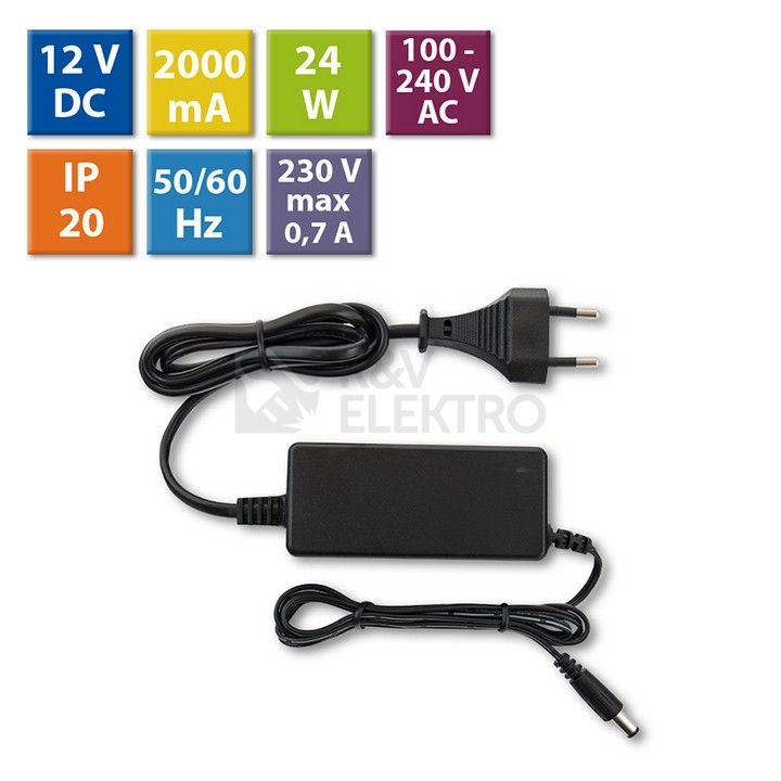 Obrázek produktu  LED napájecí zdroj McLED 12V 24W ML-732.063.11.0 1