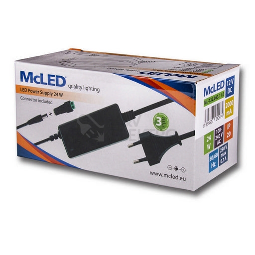 Obrázek produktu  LED napájecí zdroj McLED 12V 24W ML-732.063.11.0 6