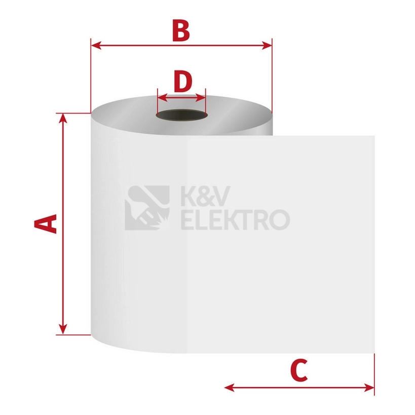 Obrázek produktu Kotouček 57/35/12mm délka 13m pro EET pokladnu 0