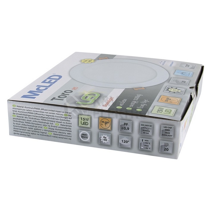 Obrázek produktu Podhledové LED svítidlo McLED Toro R15 15W 3000K ML-412.068.33.0 2