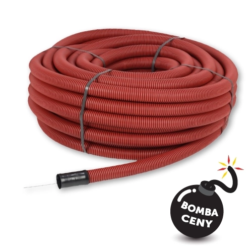 Chránička FRÄNKISCHE KABUFLEX R 110mm červená (50m)