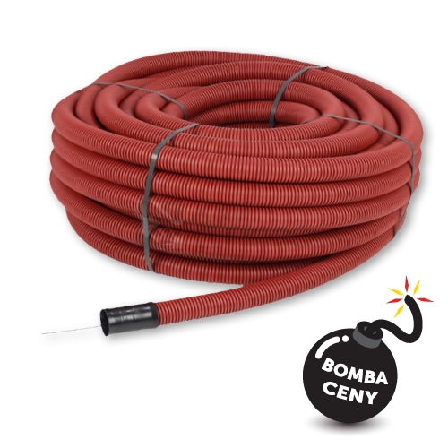 Chránička FRÄNKISCHE KABUFLEX R 110mm červená (50m)