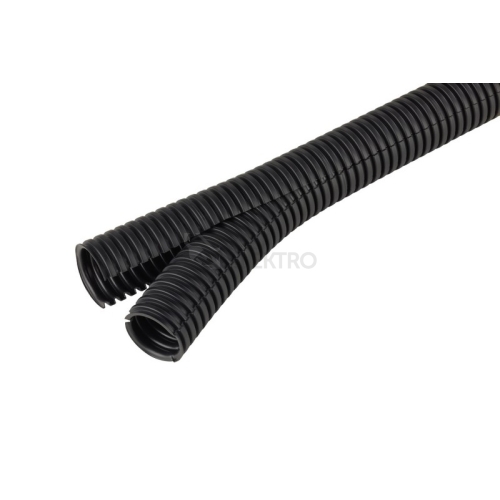 Husí krk trubka rozevíratelná Fränkische Co-flex PP 10mm černá (5m) 37001003