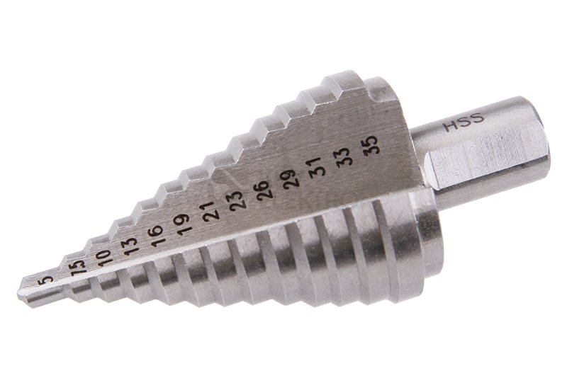 Obrázek produktu  Stupňový vrták HSS 5-35mm 672488 0
