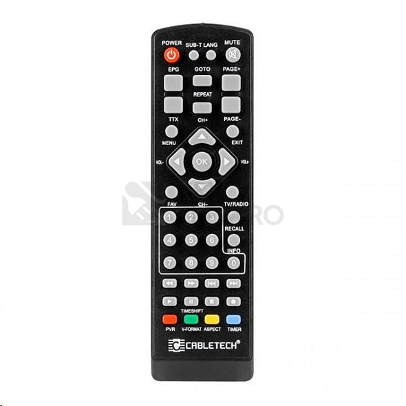 Obrázek produktu  Set top box DVB-T2 CABLETECH URZ0336A H.265 2