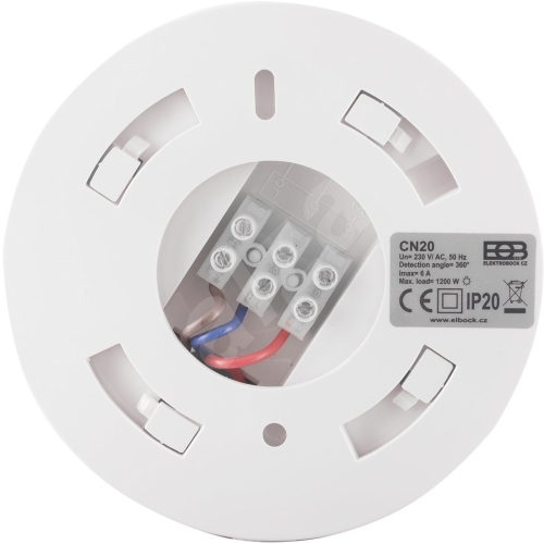 Pohybové čidlo ELEKTROBOCK CN20 360° bílá