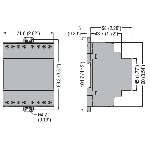 Elektroměr LOVATO DMED332MID nepřímé měření x/5A M-Bus