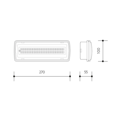 Nouzové LED svítidlo Panlux FENIX LED 300 PN35200013 IP65 5W 3h (obrázek 6)