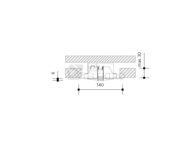 Obrázek produktu Nouzové LED svítidlo Panlux FENIX LED 300 PN35200013 IP65 5W 3h 3