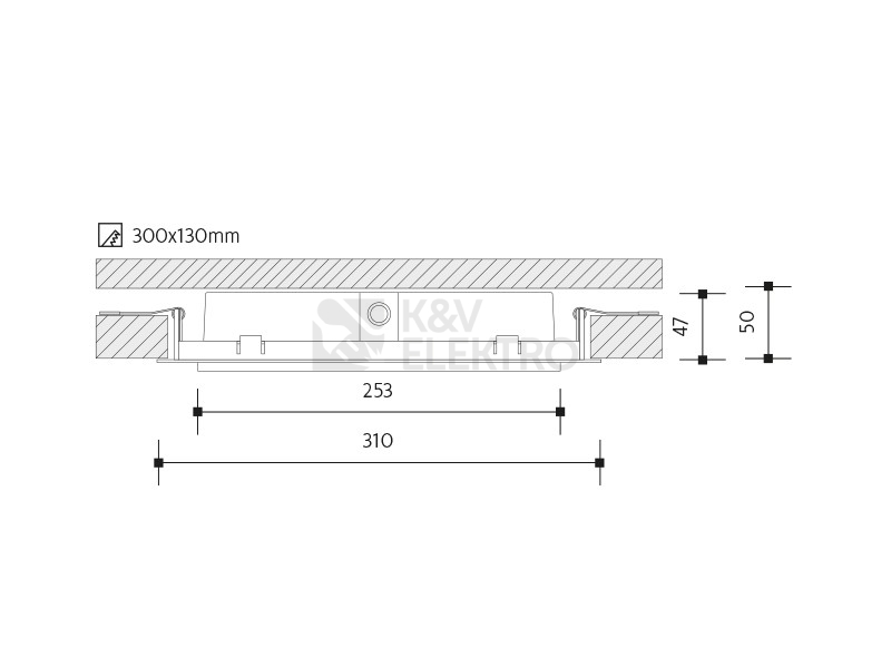 Obrázek produktu Nouzové LED svítidlo Panlux FENIX LED 300 PN35200013 IP65 5W 3h 4