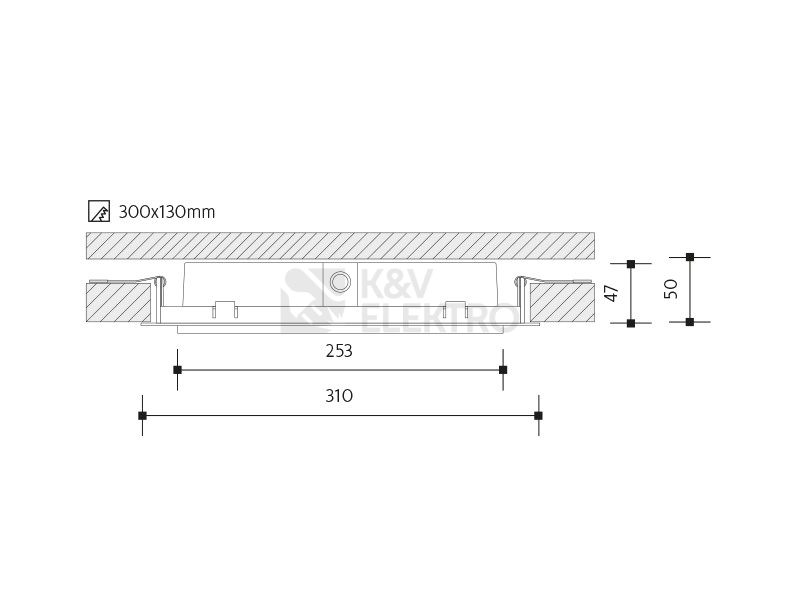 Obrázek produktu Nouzové LED svítidlo Panlux FENIX LED 300 PN35200013 IP65 5W 3h 4