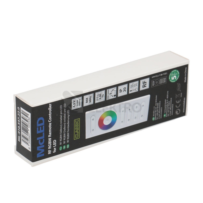 Obrázek produktu RF ovladač RGBW bílý McLED ML-910.547.22.0 4