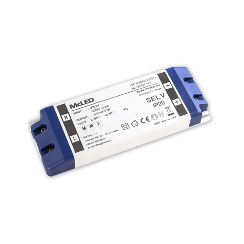 Nábytkový LED napájecí zdroj McLED 12VDC 40W 3,3A ML-732.071.11.0 (obrázek 6)