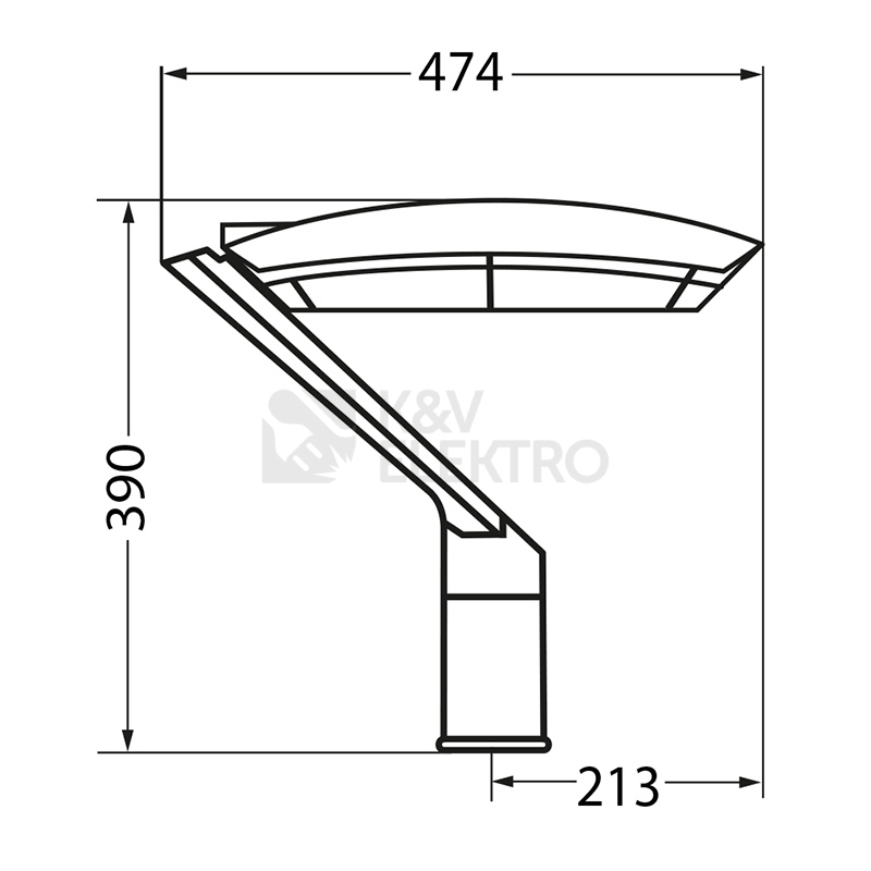 Obrázek produktu Svítidlo McLED veřejného osvětlení Space 30 30W 4000K ML-521.011.09.0 13