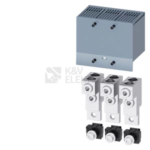 Obrázek produktu Blokové svorky (sada 3ks) 2x25-150mm2 Siemens 3VA9213-0JJ22 0