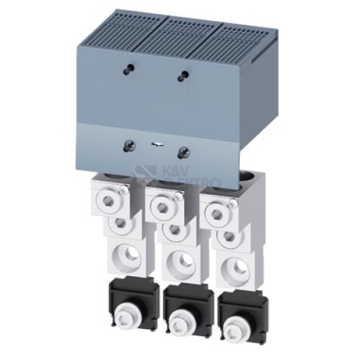 Blokové svorky (sada 3ks) 2x(70-300)mm2 Siemens 3VA9403-0JC23