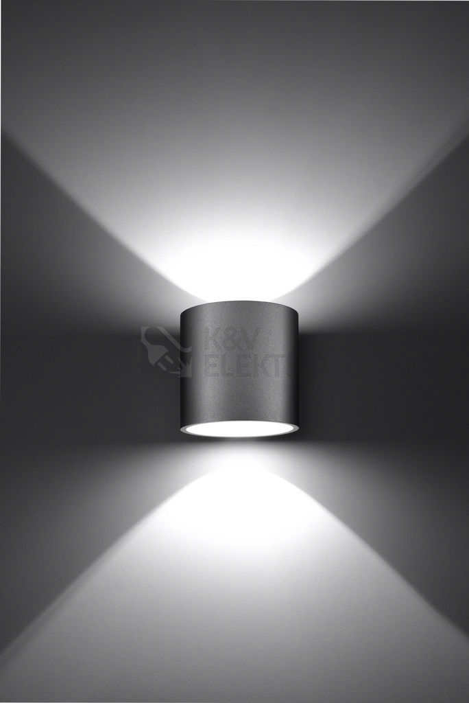 Obrázek produktu Nástěnné svítidlo SOLLUX Orbis 1 G9 1x40W bez zdroje SL.0049 šedá 3