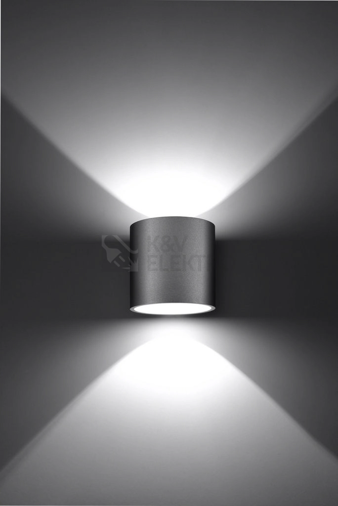 Obrázek produktu Nástěnné svítidlo SOLLUX Orbis 1 G9 1x40W bez zdroje SL.0049 šedá 3