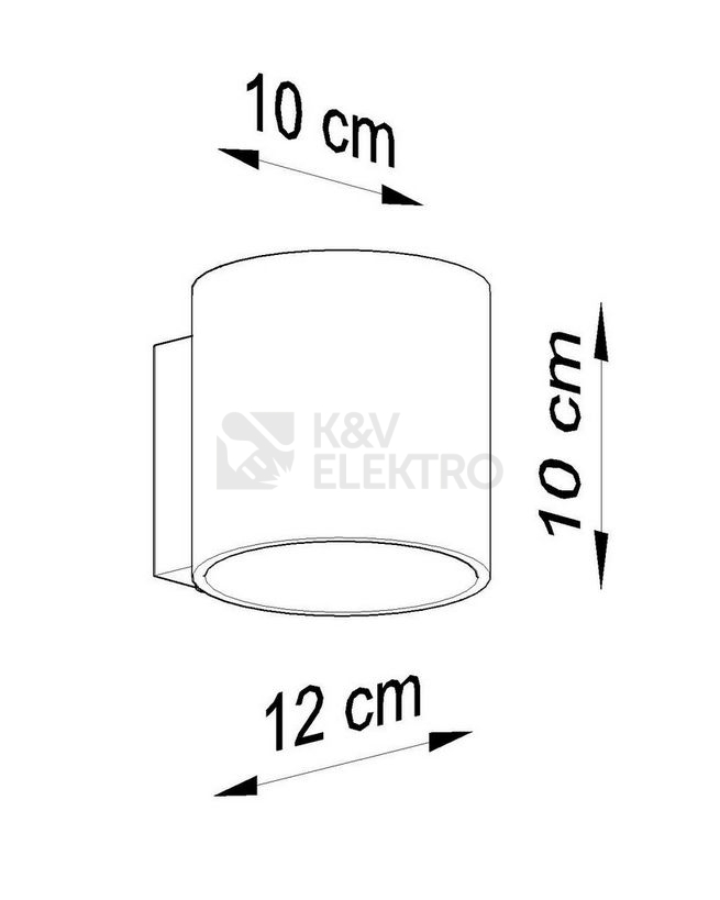 Obrázek produktu Nástěnné svítidlo SOLLUX Orbis 1 G9 1x40W bez zdroje SL.0049 šedá 6