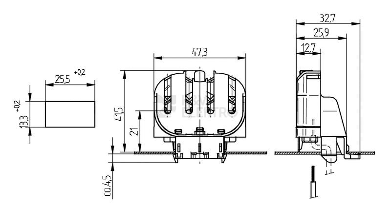 Obrázek produktu  Objímka 2G11 BJB 26.746.1001.84 TC-L 1