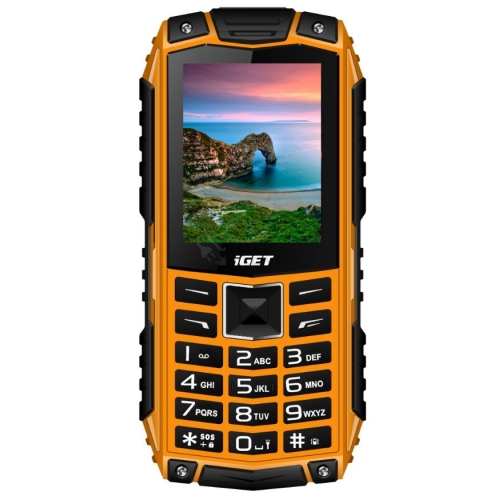  Odolný mobilní telefon iGET DEFENDER D10 Orange

