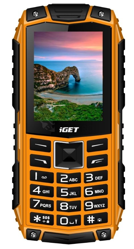 Obrázek produktu  Odolný mobilní telefon iGET DEFENDER D10 Orange
 0